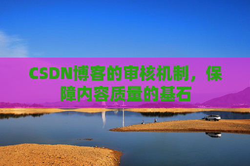 CSDN博客的审核机制，保障内容质量的基石